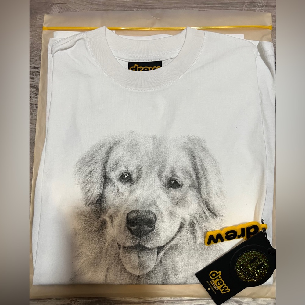 Drew House x Justin Bieber Buddy SS White Tee Shirt XS